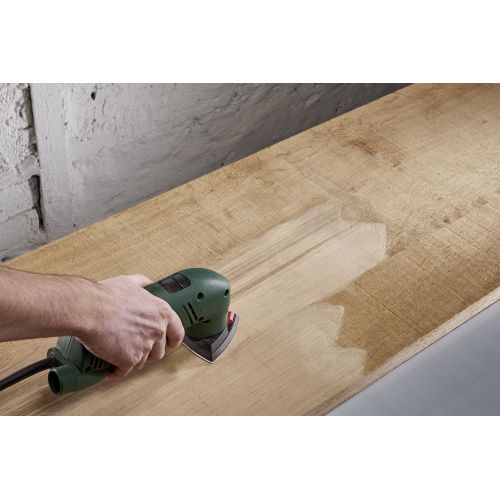 Juego de hojas abrasivas adhesivas para madera/metal, 95 mm