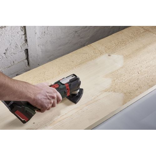 Juego de hojas abrasivas adhesivas para madera/metal, 95 mm