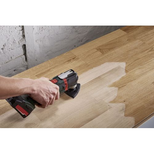 Juego de hojas abrasivas adhesivas para madera/metal, 95 mm