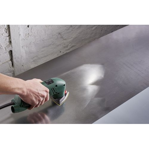 Juego de hojas abrasivas adhesivas para madera/metal, 95 mm