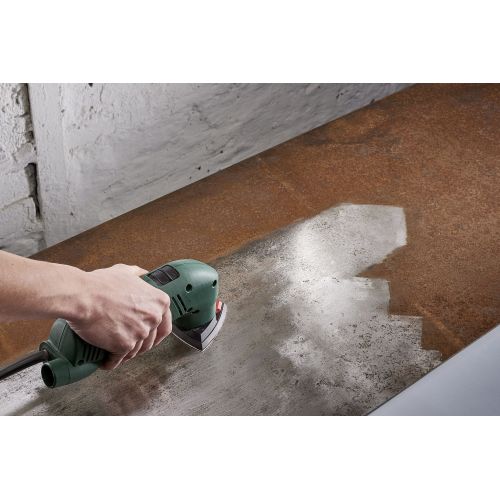 Juego de hojas abrasivas adhesivas para madera/metal, 95 mm