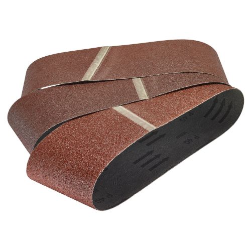 Juego de lijas de banda 75 x 533 mm