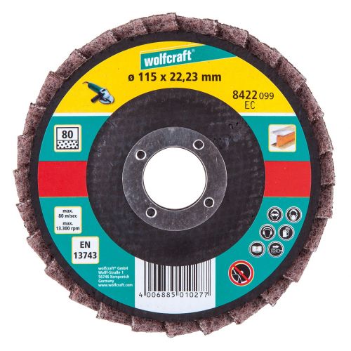 1 disco abrasivo de milhojas con fieltro basto ø115