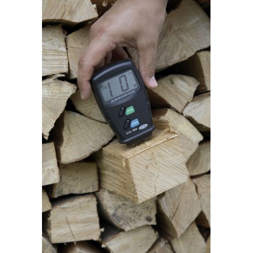 Higrómetro para madera con pantalla