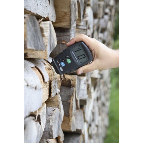 Higrómetro para madera con pantalla