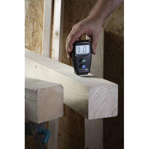 Higrómetro para madera con pantalla