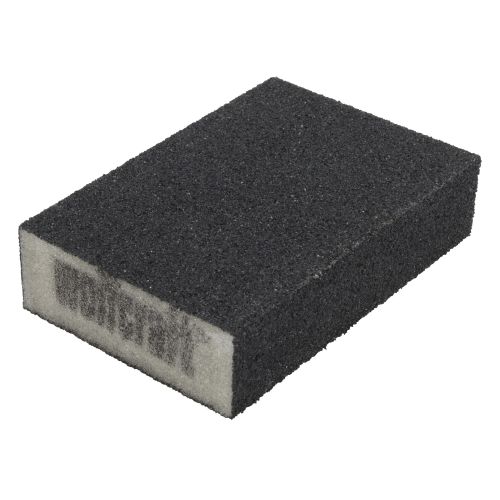 1 esponja de lijar SiC grano 80, 120; 97 x 67 x 25 mm