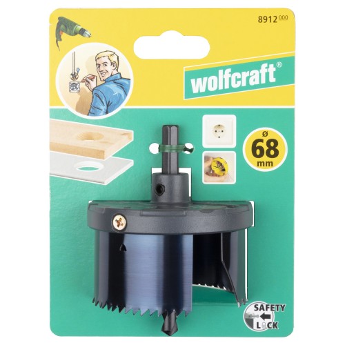 Sierra de corona para cajas de enchufe, Ø 68 mm