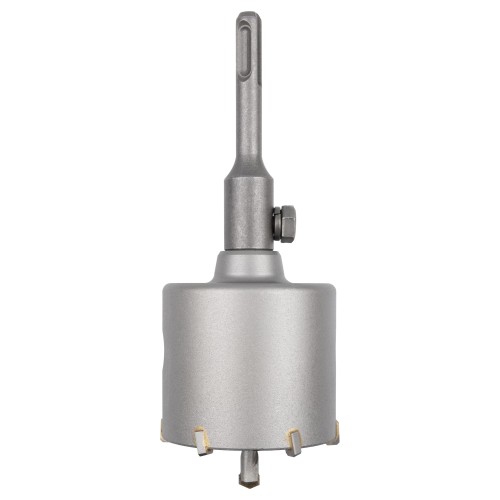 Corona de perforación con broca de carburo y adaptador SDS-Plus, Ø 68 mm