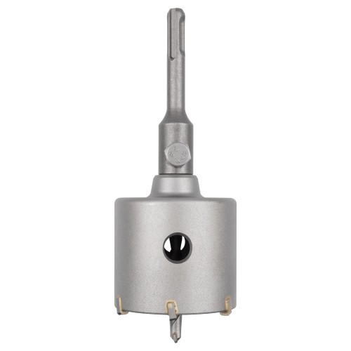 Corona de perforación con broca de carburo y adaptador SDS-Plus, Ø 68 mm