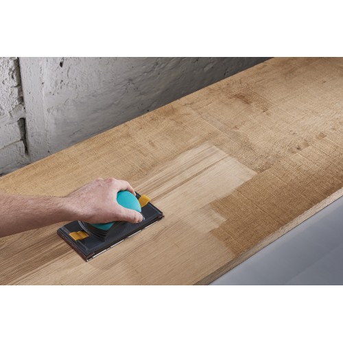 Rollo de papel abrasivo para madera/metal, 5 m x 115 mm