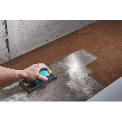 Rollo de papel abrasivo para madera/metal, 5 m x 115 mm