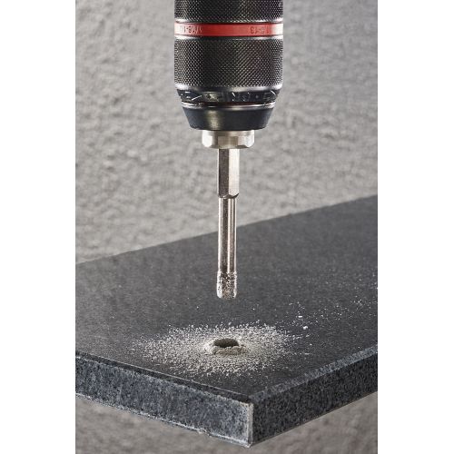 Broca para taladrado en seco recubierta de diamante, vástago hexagonal