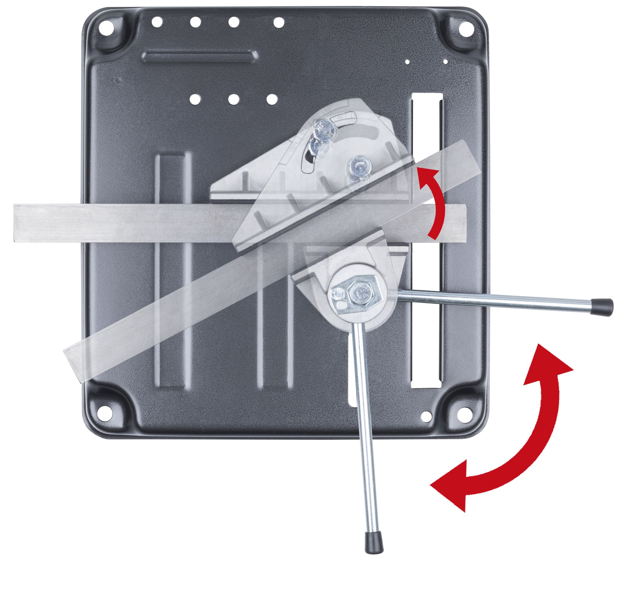 Soporte de corte para amoladoras angulares de 180 y 230 mm de diámetro