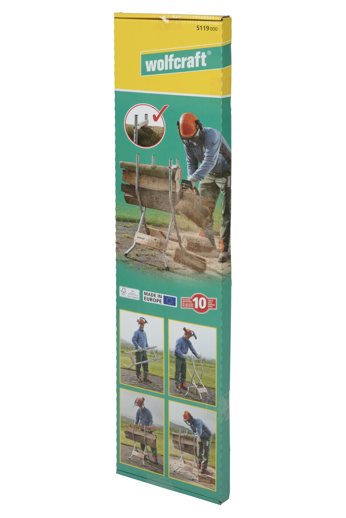 Soporte para cortar leña con motosierras SB 60