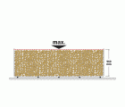 Soporte para almacenar leña modular XXL
