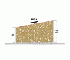 Soporte para almacenar leña modular XXL