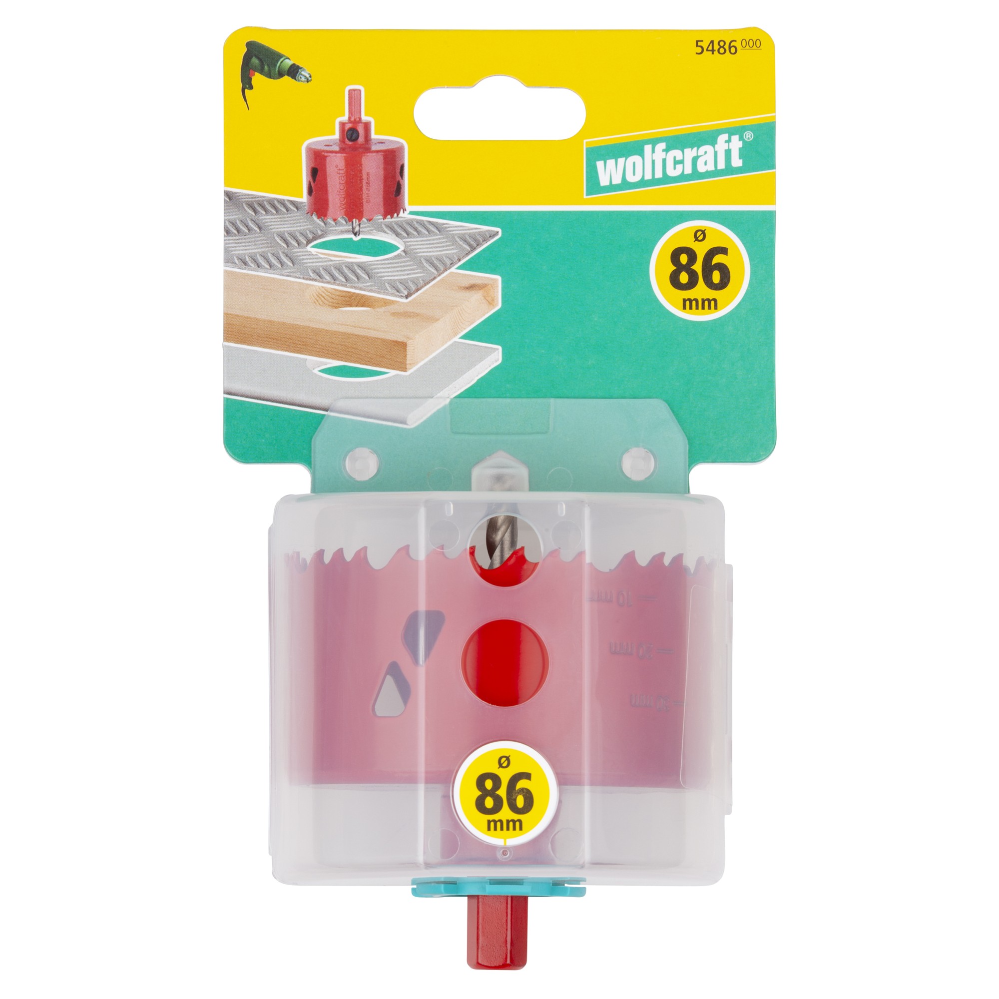 1 sierra de corona BiM ø 86 mm