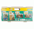 2 plataformas para muebles, forma de puzle para ampliaciones, FT400