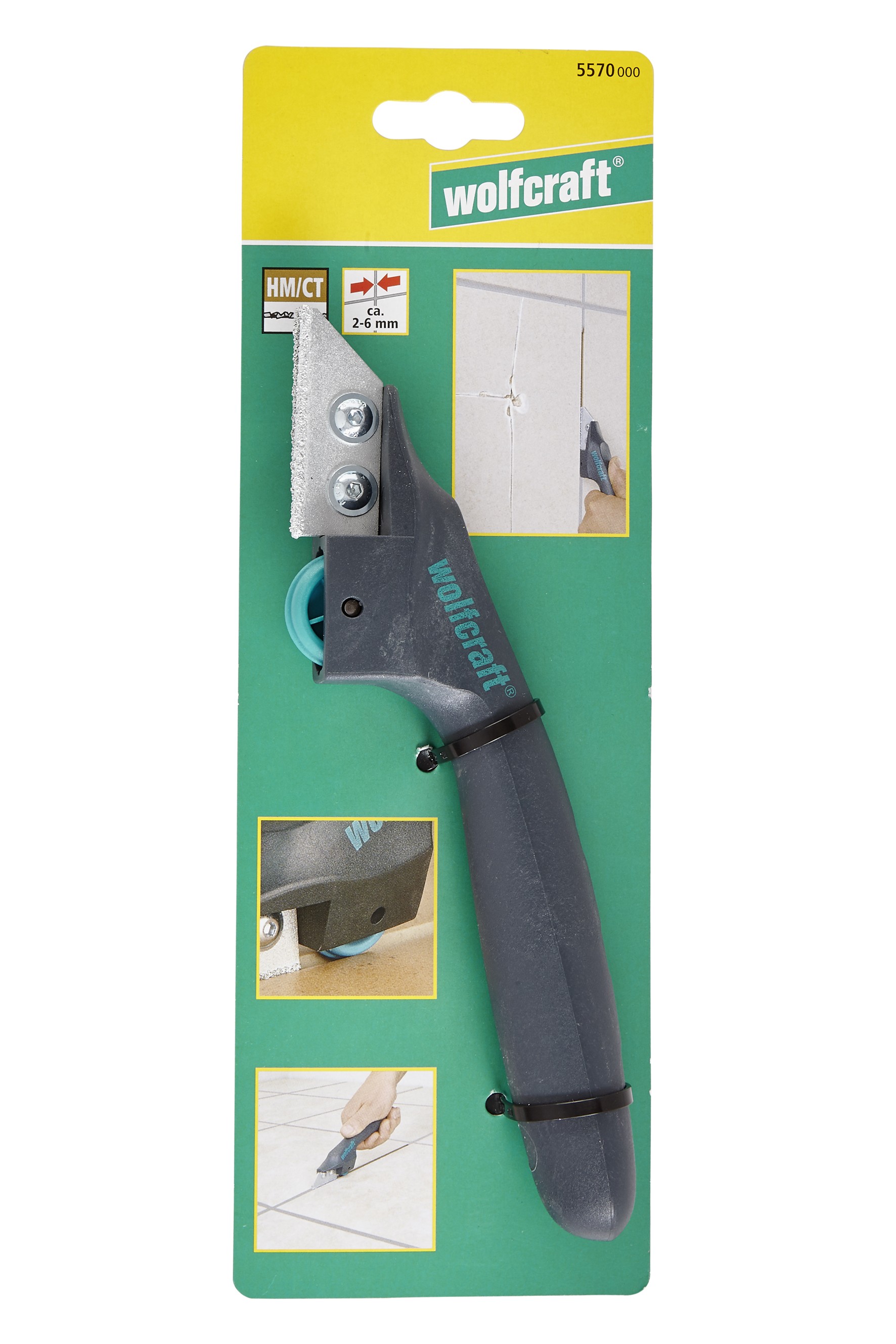 1 rascador de juntas con guía de rodillos