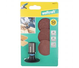 1 juego de discos abrasivos p. amol. Ø50mm, 4p.