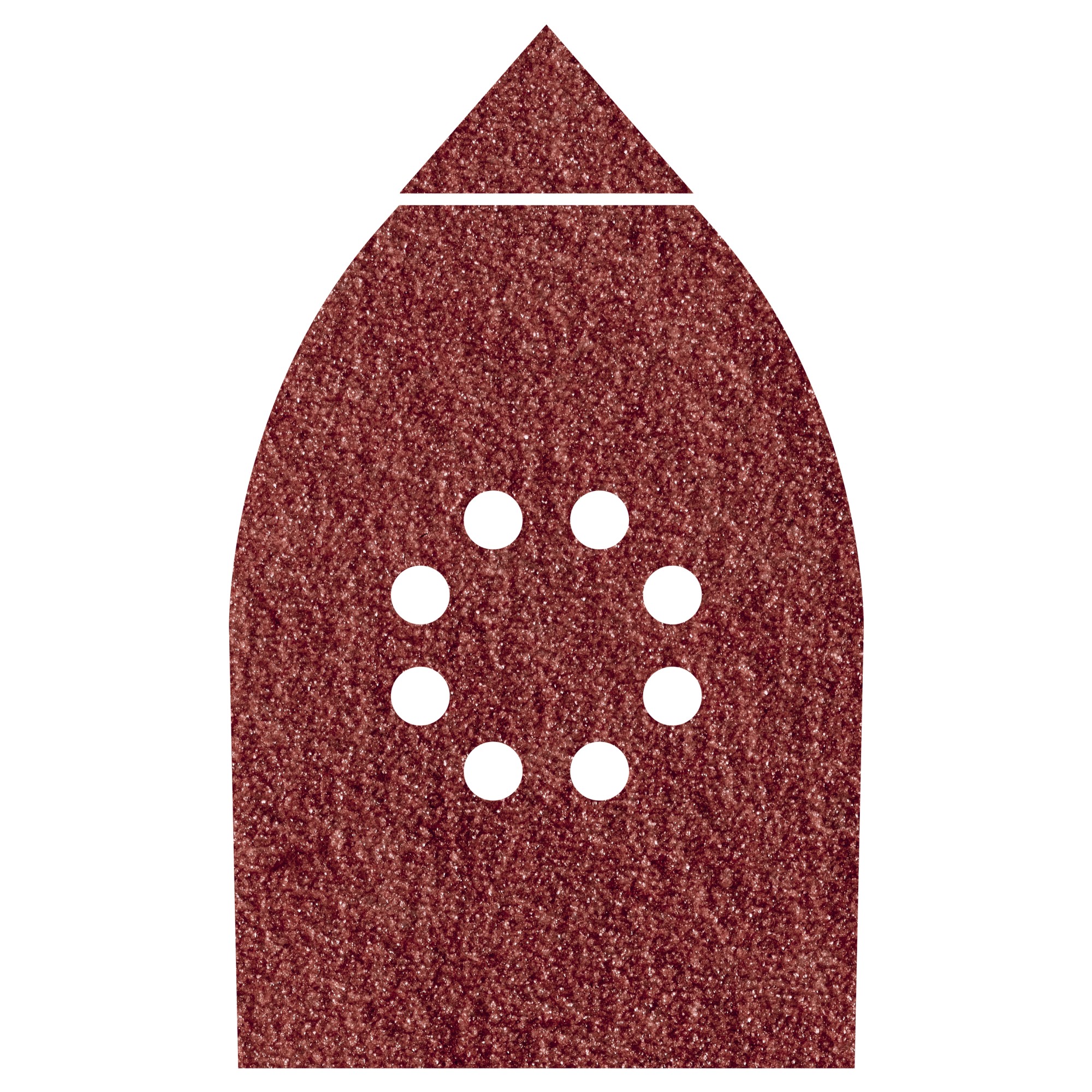 6 hojas abrasivas adhesivas corindón de grano 240 de 107 x 142 mm