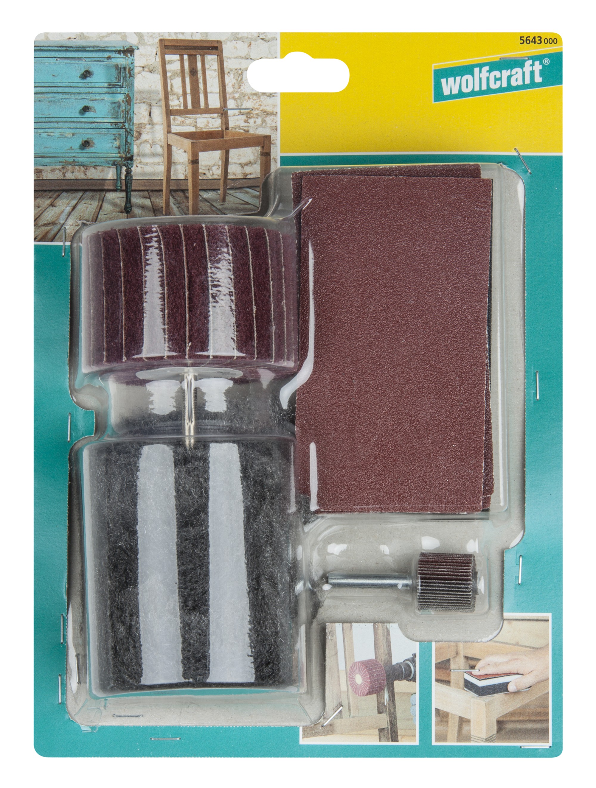 1 juego de restauración de muebles de 7 piezas