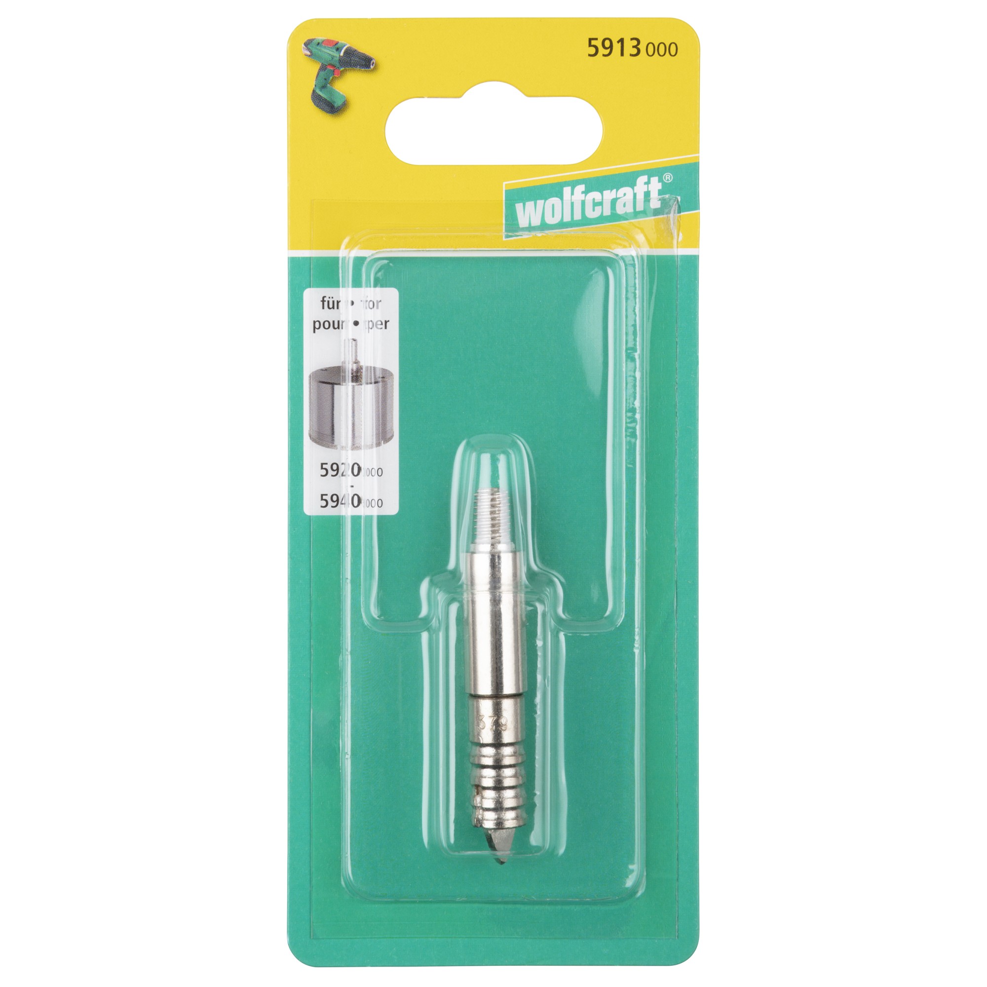 1 broca centradora para sierras de corona "Ceramic" Coronas de perforación