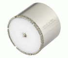 1 corona de perforación de diamante con vástago ø 65 mm