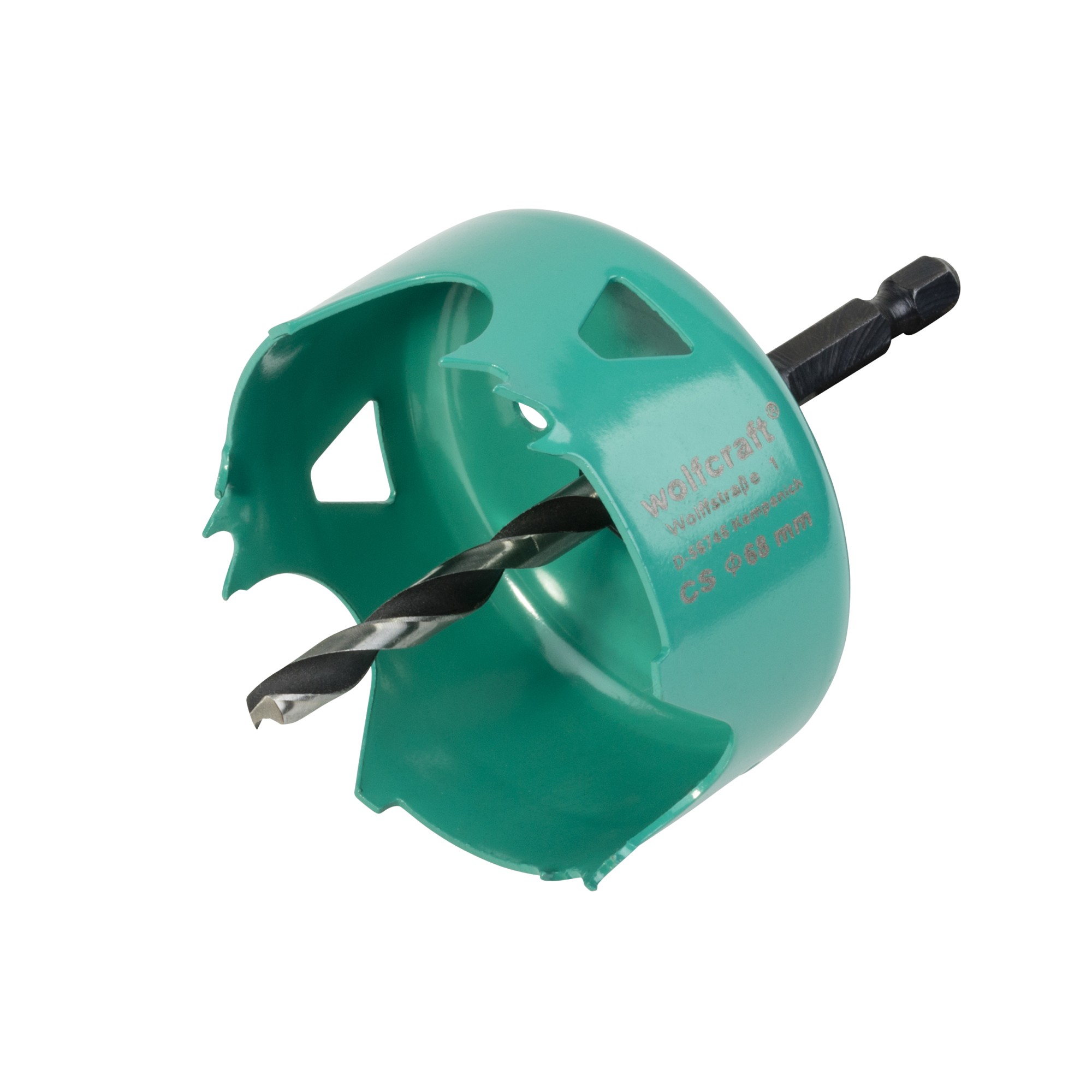 1 sierra de corona de acero al carbono Ø 68 mm