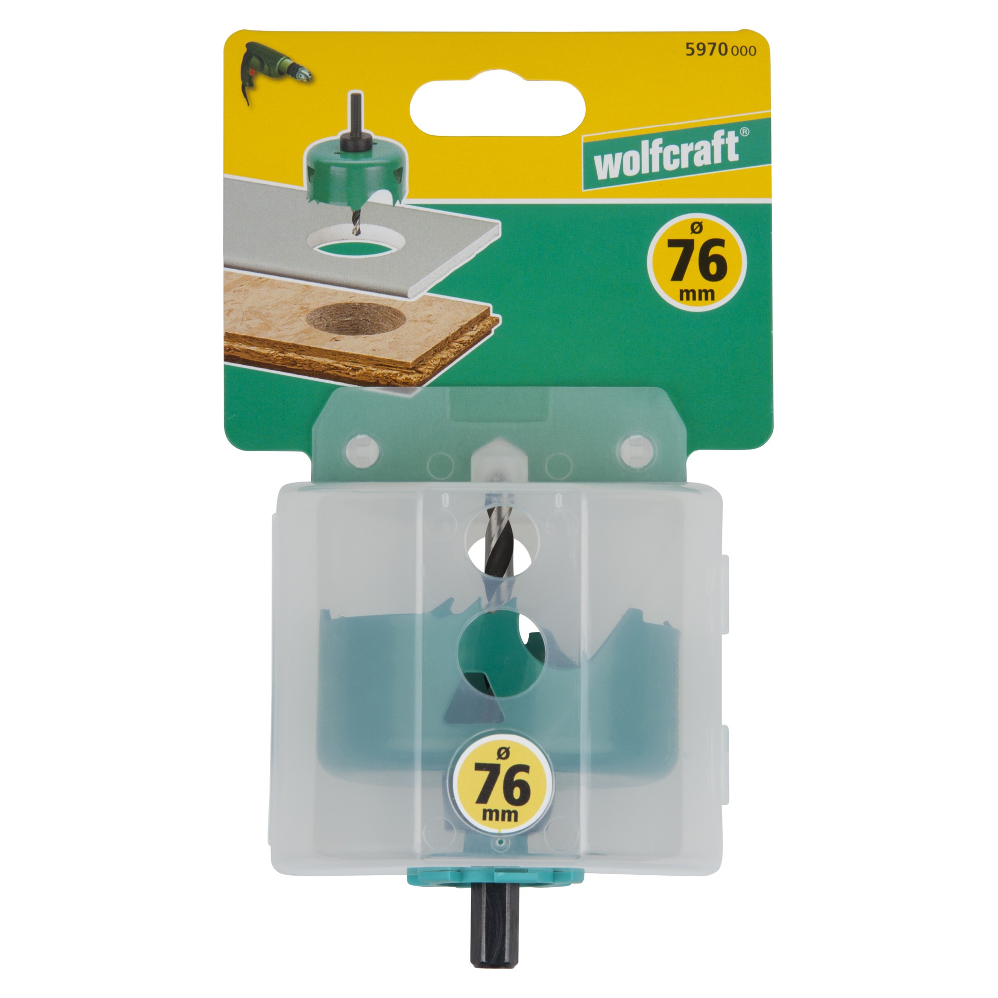 1 sierra de corona de acero al carbono Ø 76 mm