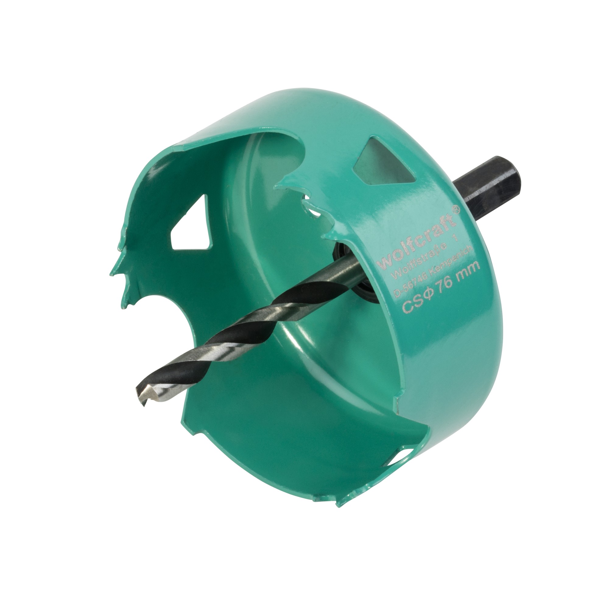 1 sierra de corona de acero al carbono Ø 76 mm