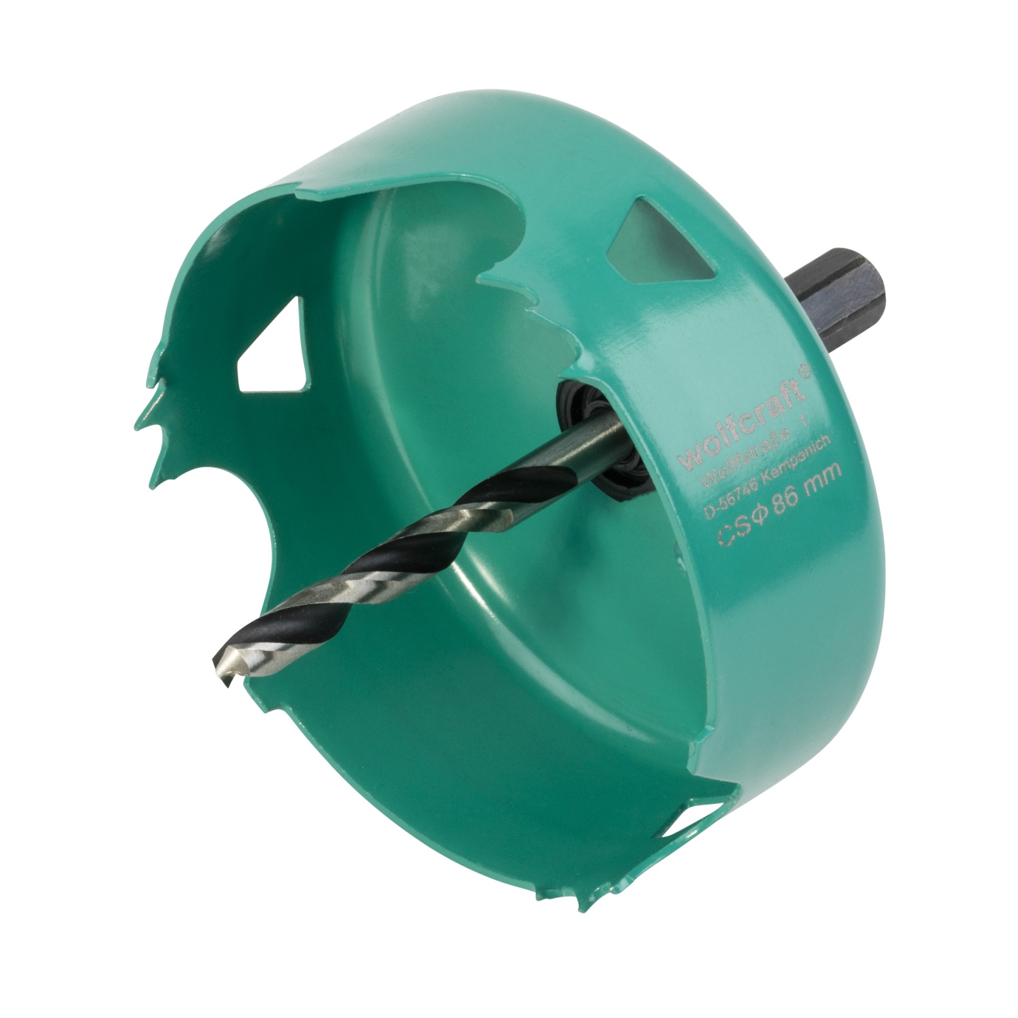 1 sierra de corona de acero al carbono Ø 86 mm