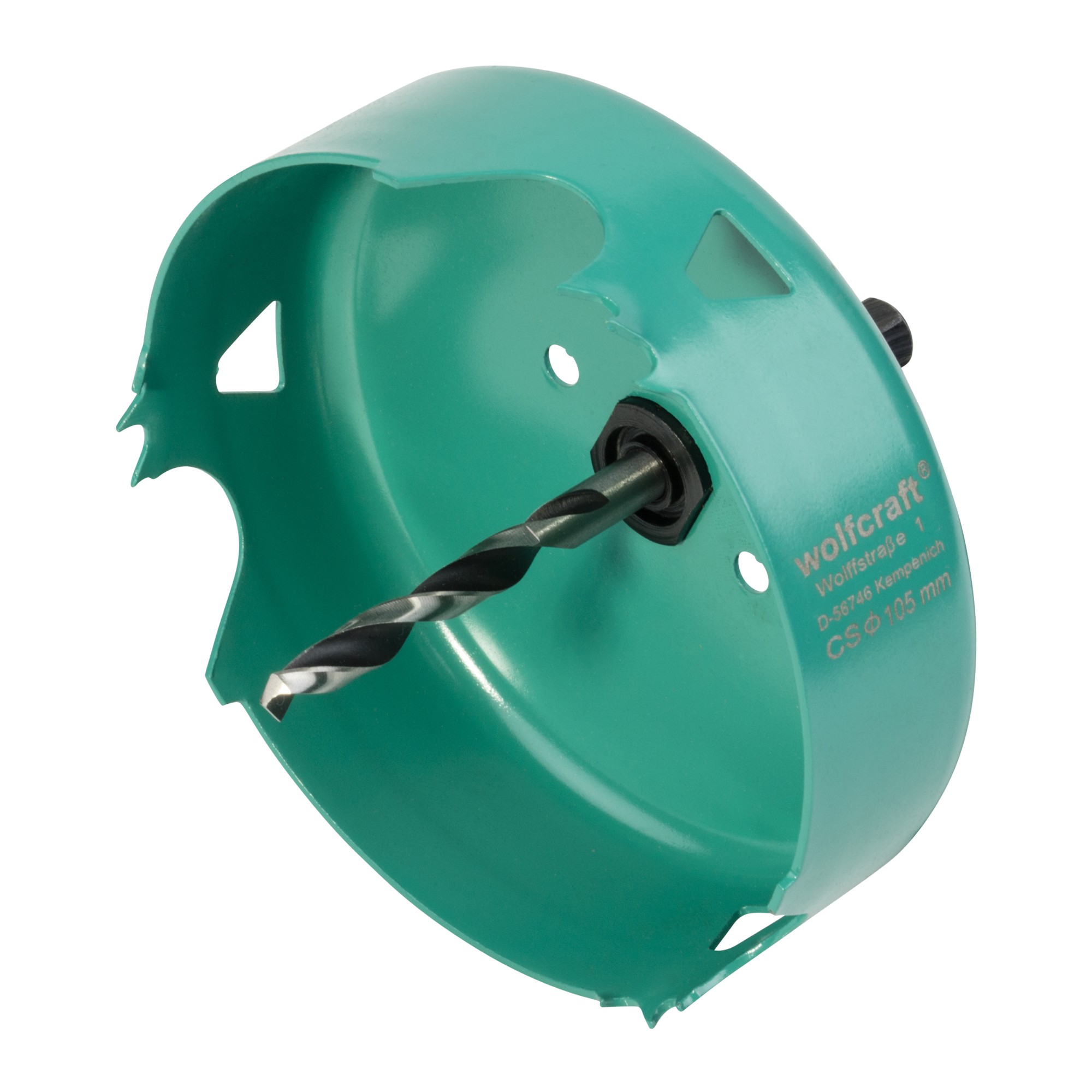 1 sierra de corona de acero al carbono Ø 105 mm