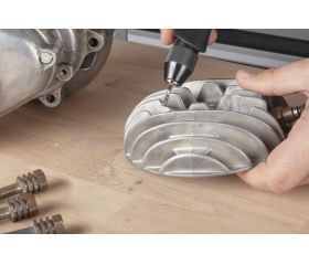 Juego de minimuelas de diamante, cilíndricas, 3 piezas