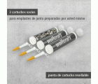 3 cartuchos vacíos de 310 ml