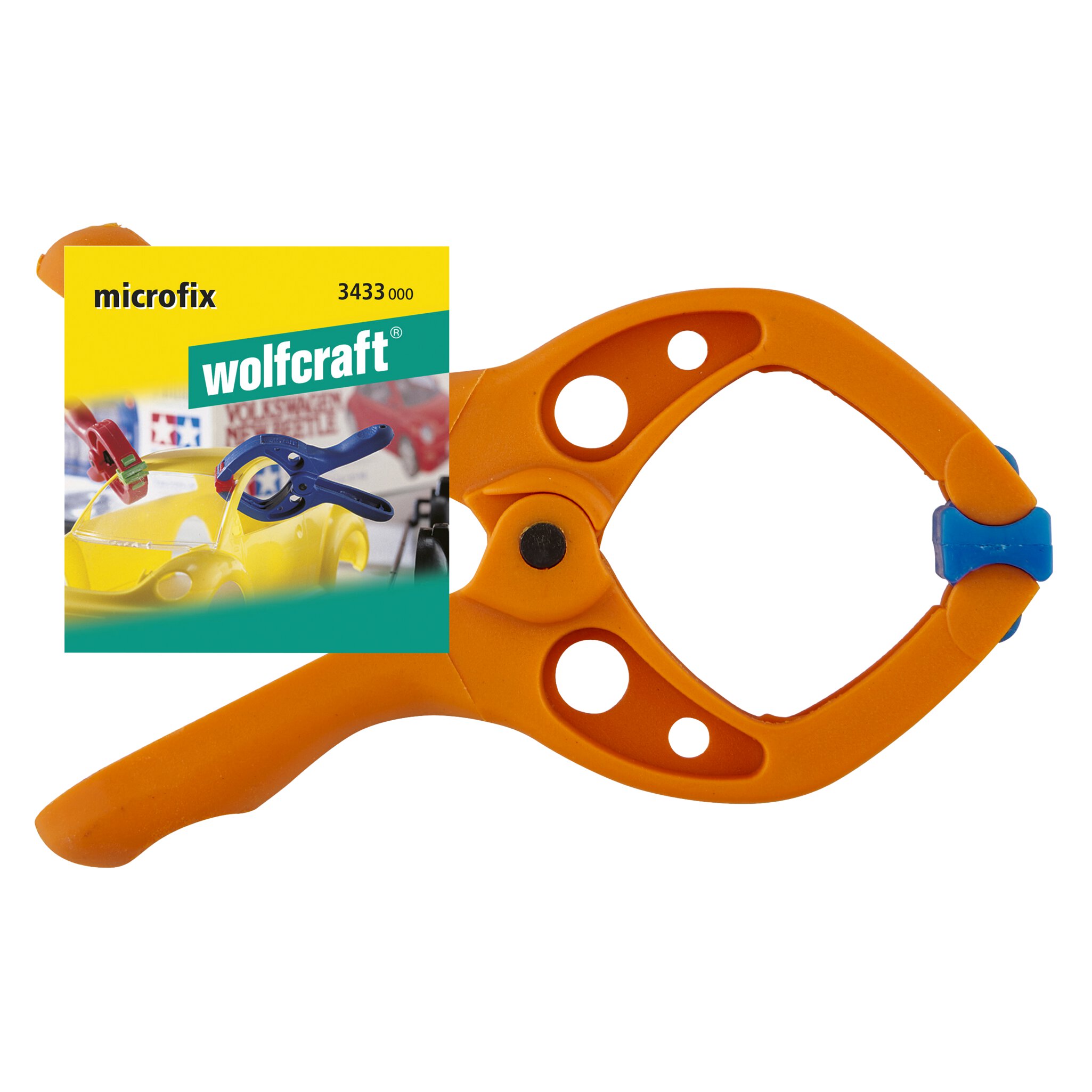 1 pinza con resorte microfix de 30 mm
