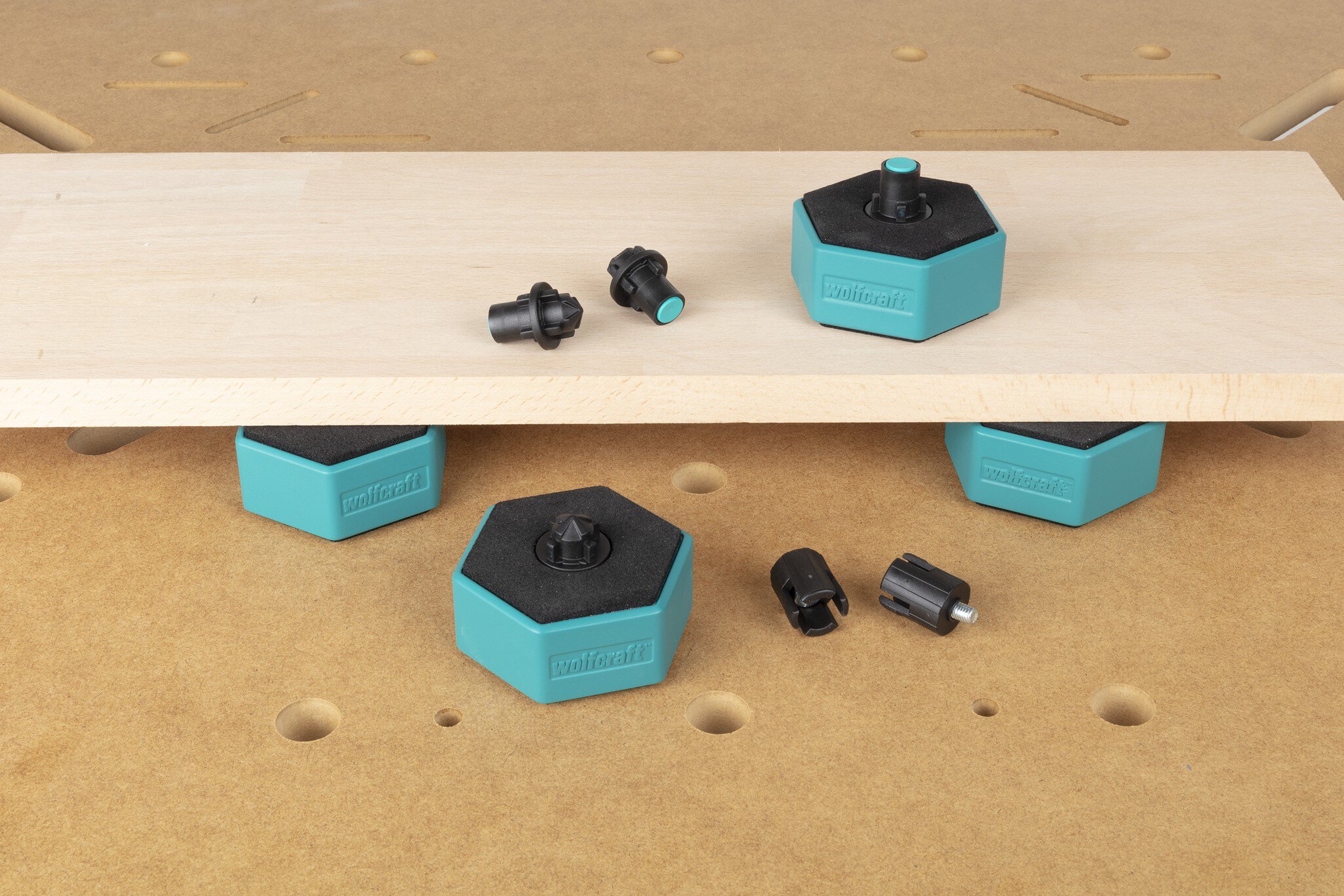 4 soportes de piezas