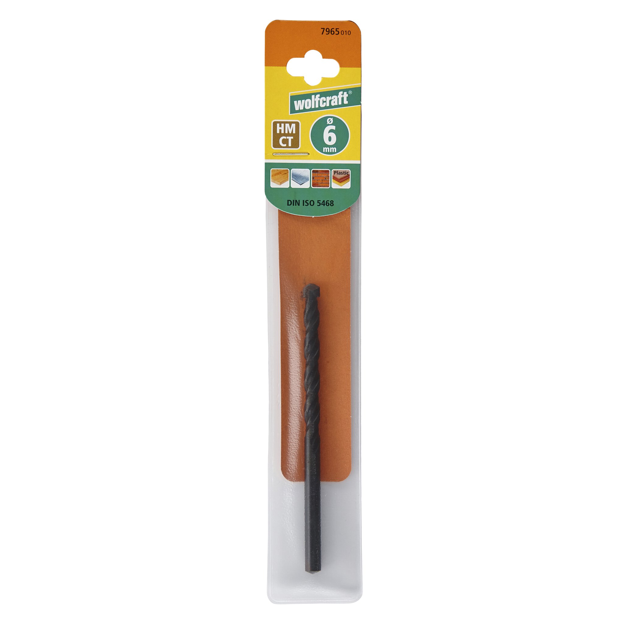 1 broca universal CT Ø 6 mm