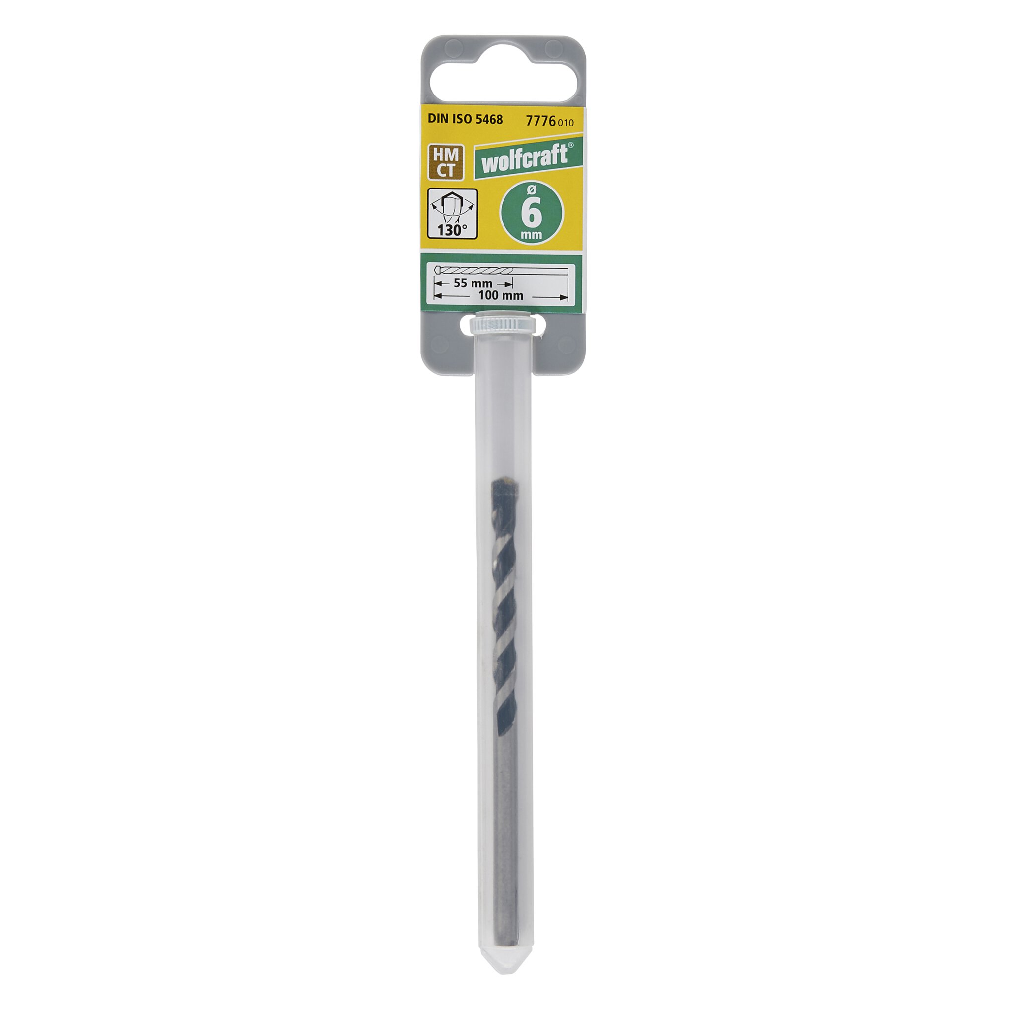 1 broca para hormigón CT Prof. Ø 6 x 100 mm