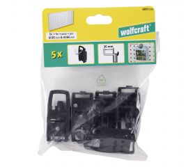 5 ganchos individuales para panel perforado de 30 mm WSS
