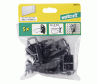 5 ganchos con bucle para panel perforado de 35 x 35 mm WSS
