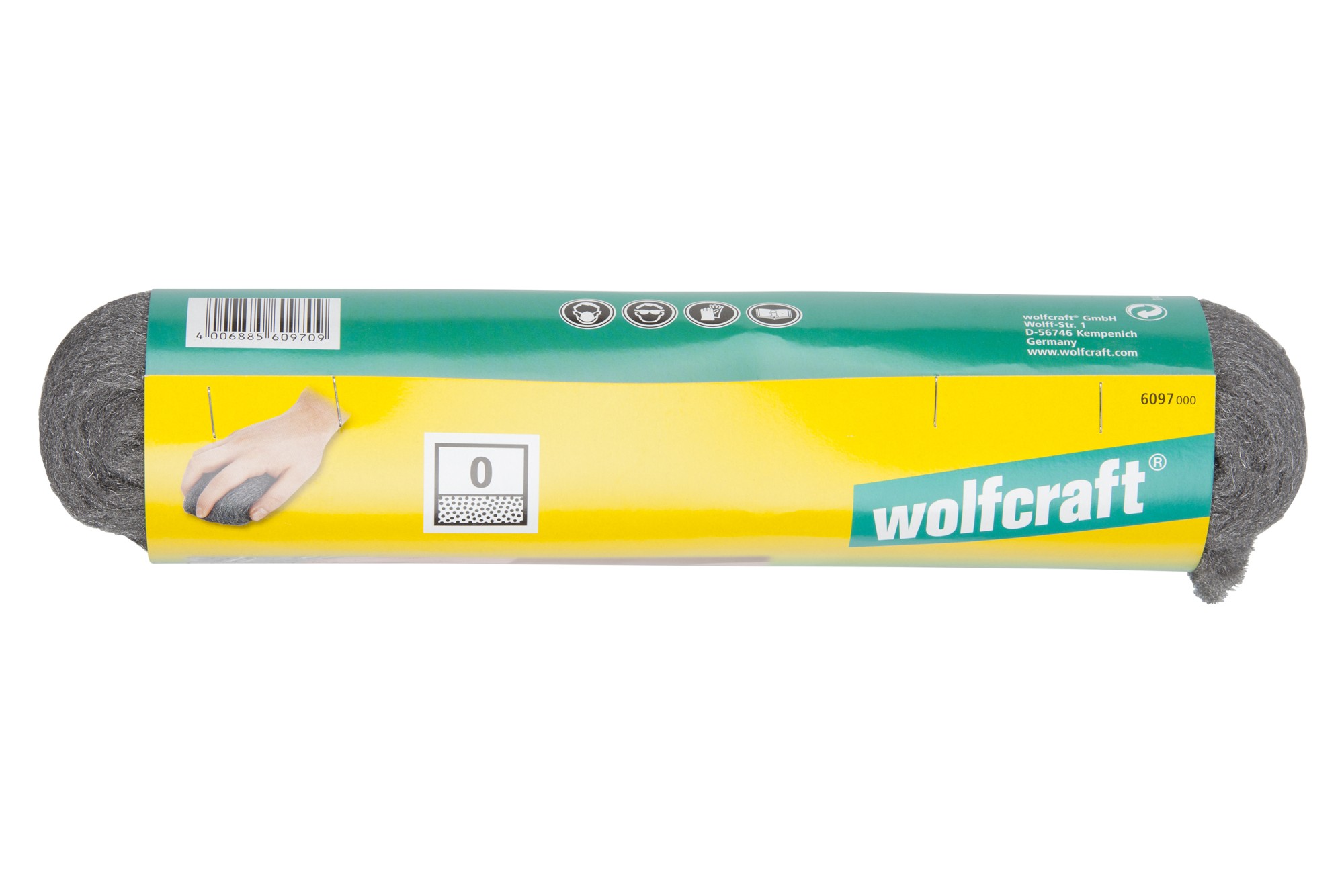 1 lana de acero de grano 0, 200 g