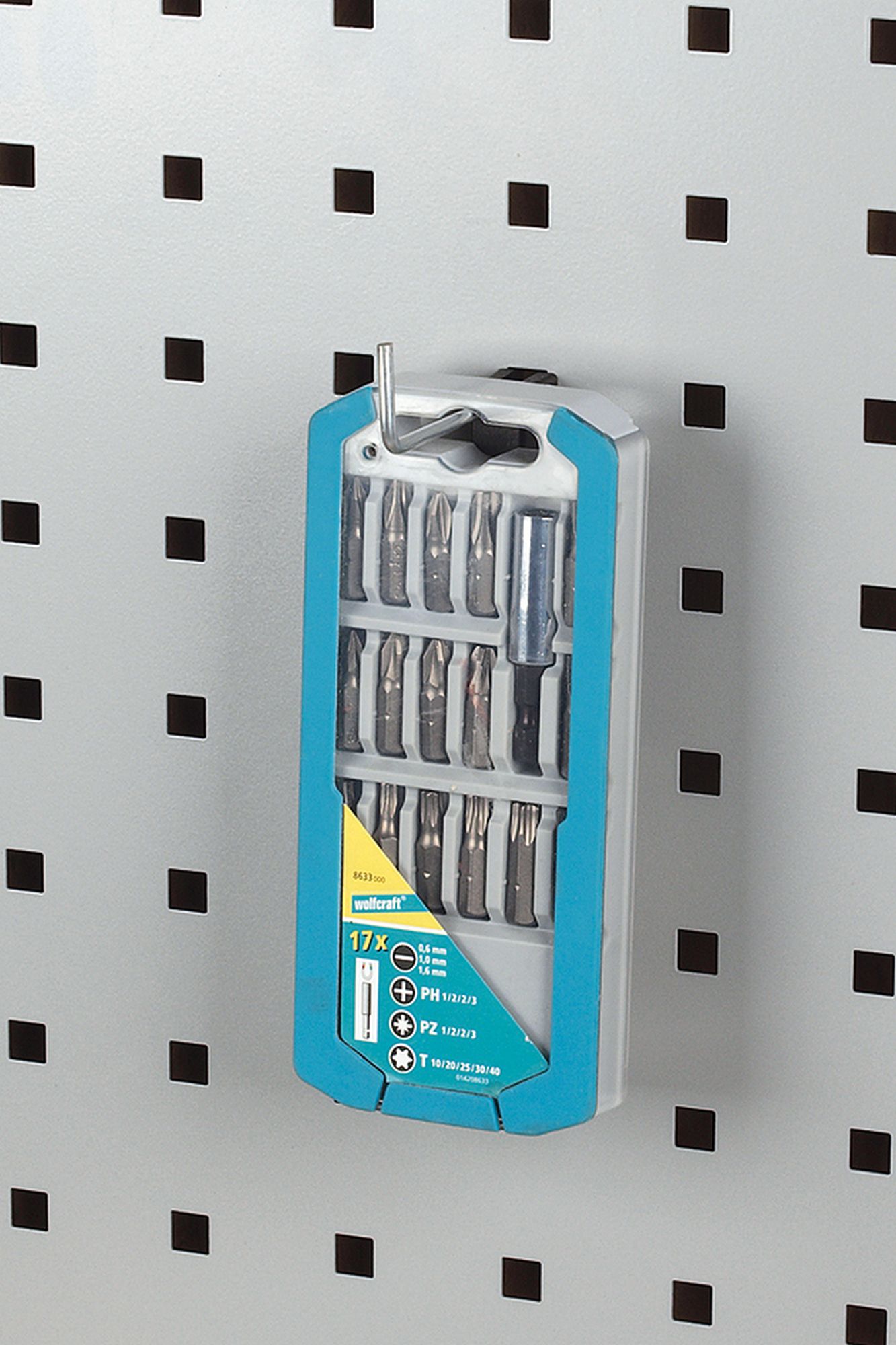 Ganchos individuales para panel perforado WSS