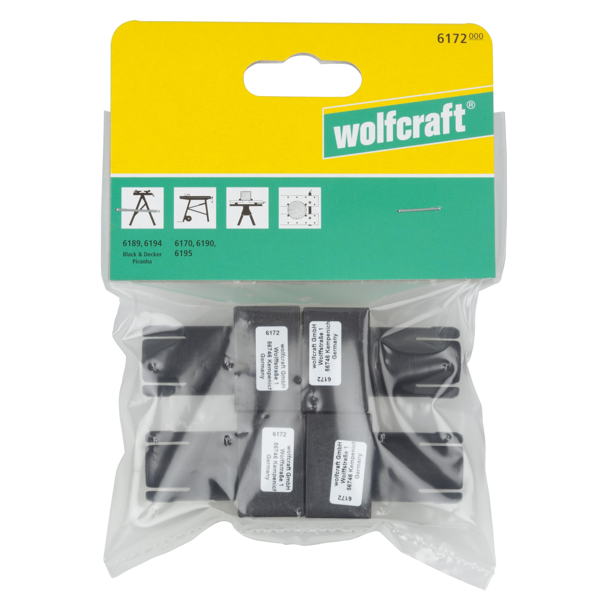 4 mordazas de sujeción para bancos de trabajo y mesas de sujeción