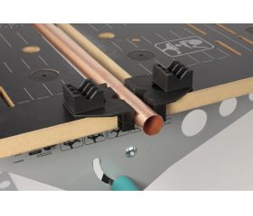 Juego de mordazas de sujeción para sujeción plana y redonda de 4 piezas