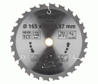 1 disco de sierra circular a batería CT ø165x20/15,87