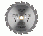 1 disco de sierra circular CV, 18 dientes ø140 mm
