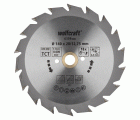 1 disco de sierra circular CV, 18 dientes ø140 mm