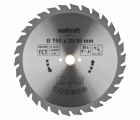 1 disco de sierra circular CT, 30 dientes ø190 mm